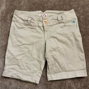 OP Women's Tan Cargo Shorts